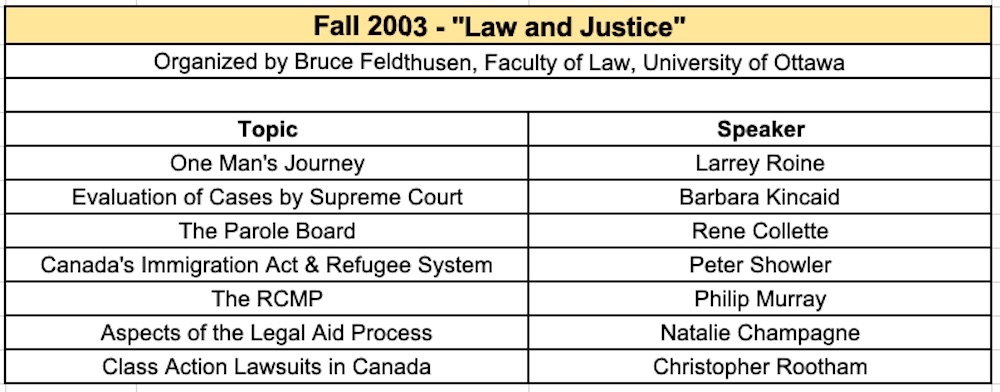 2003 fall